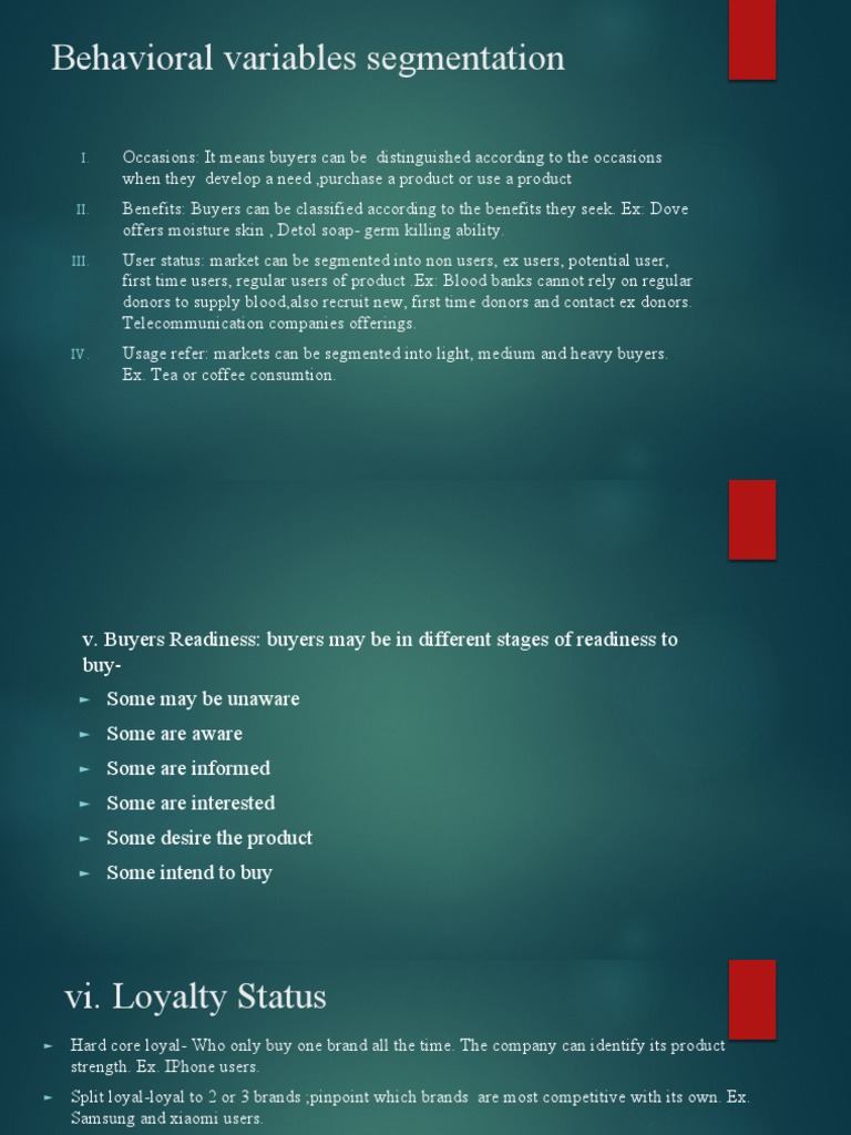 Behavioral Variables Segmentation | PDF