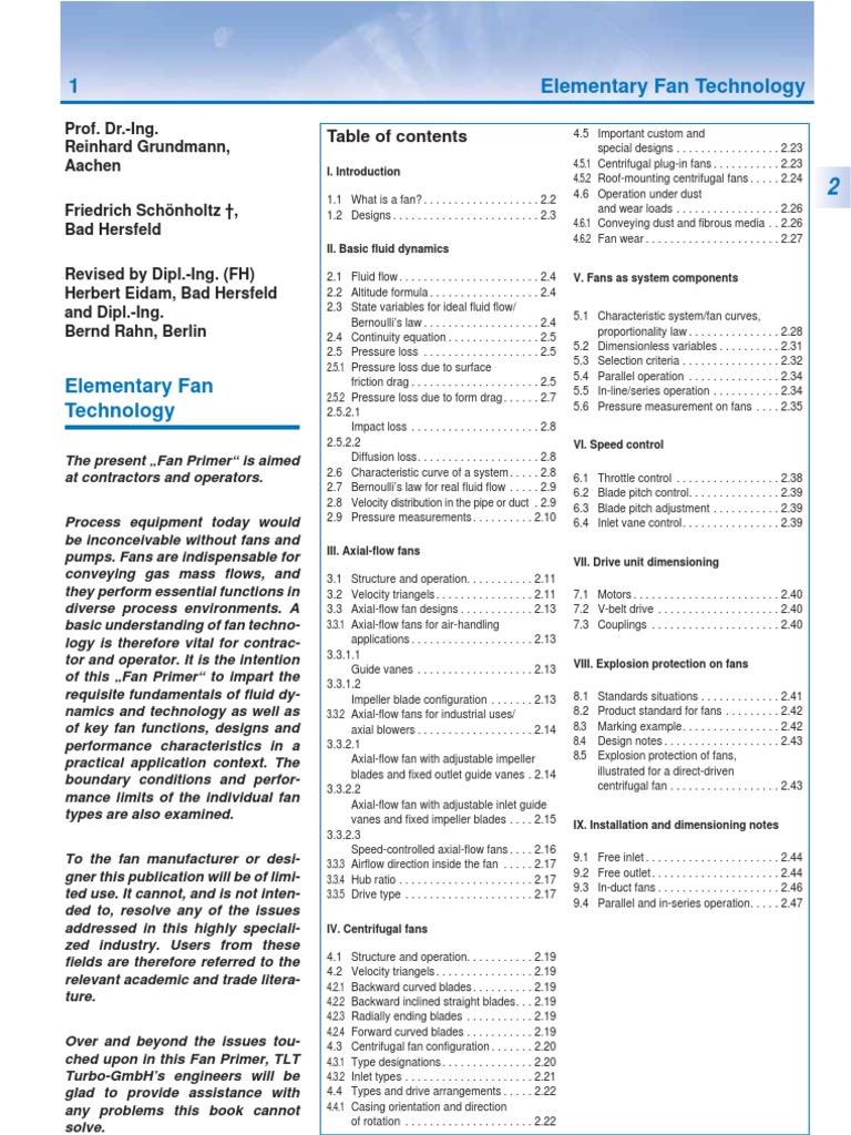 Elementary Fan Technology | PDF