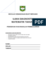 Ujian Diagnostik Matematik Tahun 2