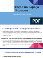 Tema 5.1. - A Integração No Espaço Europeu - D