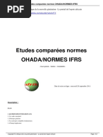 Etudes comparées ifrs sycohada