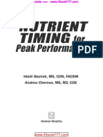 Nutrient Timing For Peak Performance