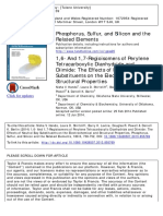 Phosphorus, Sulfur, and Silicon and The Related Elements: Click For Updates