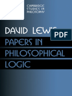 Papers in Philosophical Logic by David Lewis