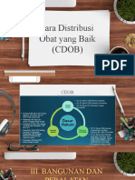 Cara Distribusi Obat Yang Baik (CDOB)