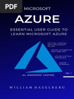 AZURE - MICROSOFT AZURE - Essential User Guide To Learn Microsoft Azure