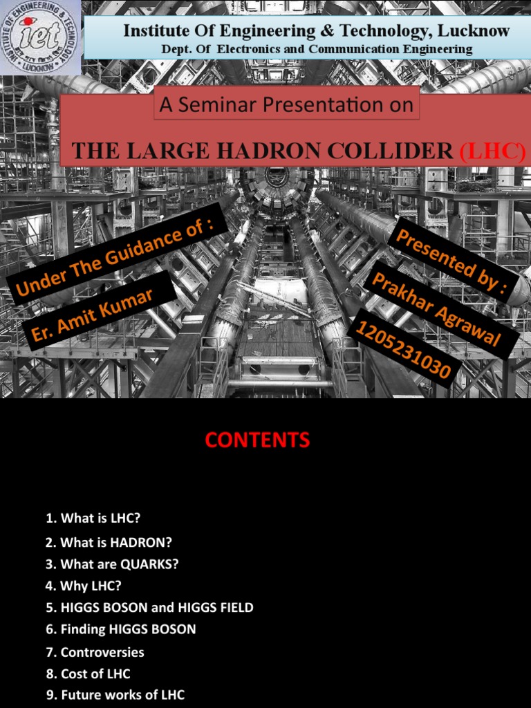 Large Hadron Collider | PDF | Large Hadron Collider | Hadron