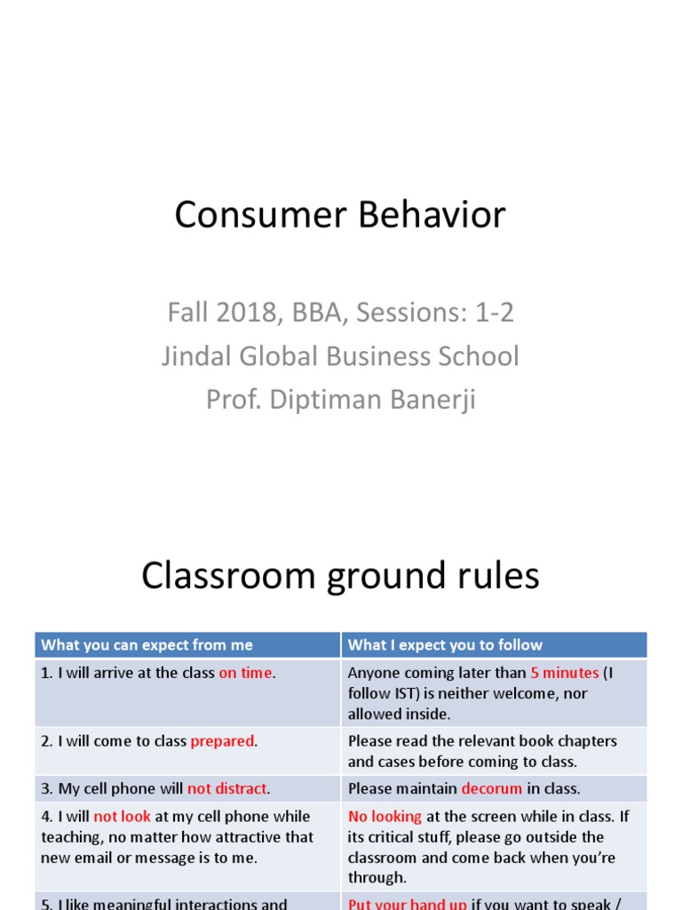 Consumer Behavior Course Overview | PDF | Marketing | Behavior