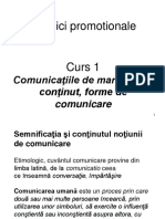 Comunicaţiile de Marketing - Conţinut, Forme de Comunicare