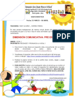 Dimension Comunicativa Preescritura