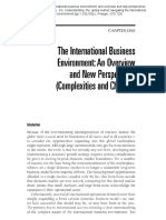 The Lnternational Business Environment: An Overview and New Perspectives (Complexities and Choices)