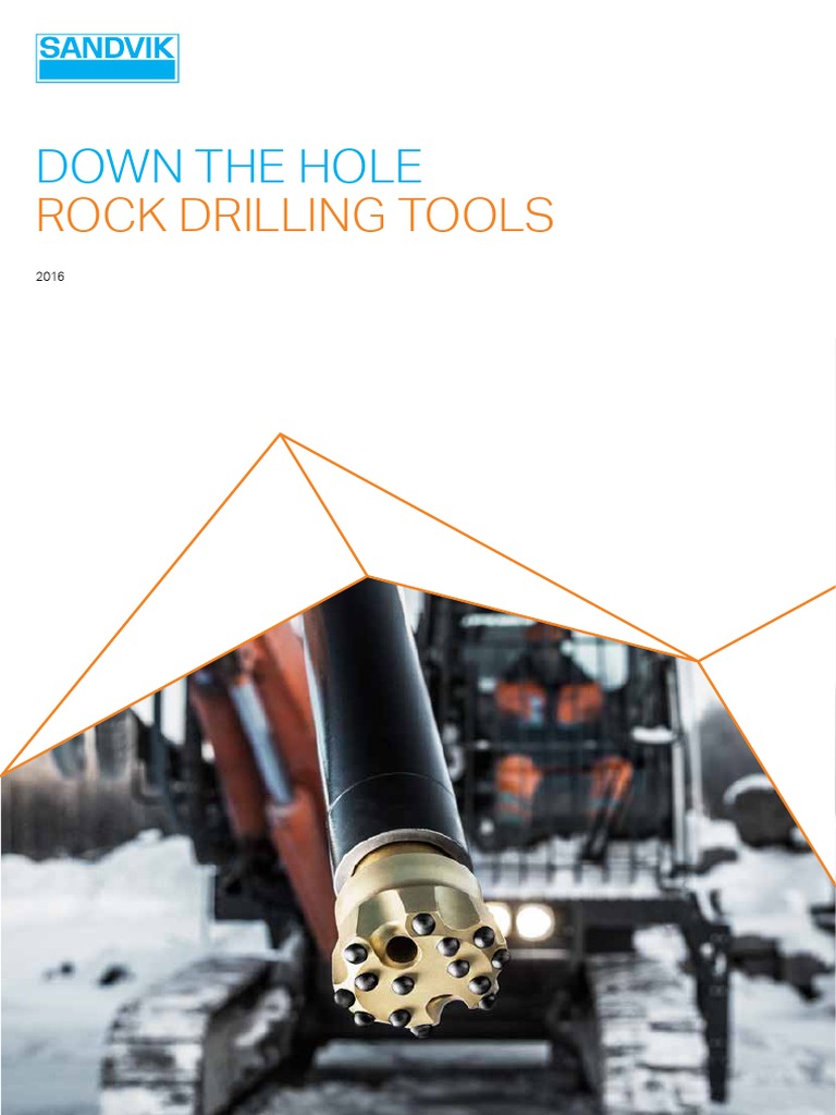 Sandvik DTH Catalogue 2016 PDF PDF Drilling Rig Lubricant