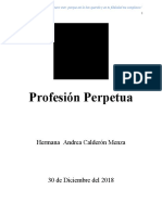 Guía Completa de La Celebración de Los Votos Perpetuos