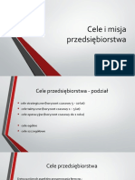 Cele I Misja Przedsiębiorstwa