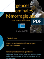 06 Urgences abdominales hémorragiques (non-traumatiques) JBIUA 2013  