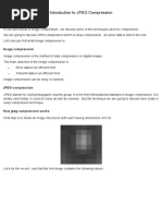 Introduction to JPEG Compression - Tutorialspoint