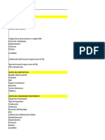 Datos del proyecto de inversión