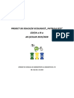 Proiect de Educatie Ecologica 1