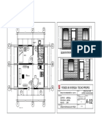 Plano de Arquitectura Cortes-Elevaciones