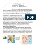 Seismic and Tsunami Activities in Kenya