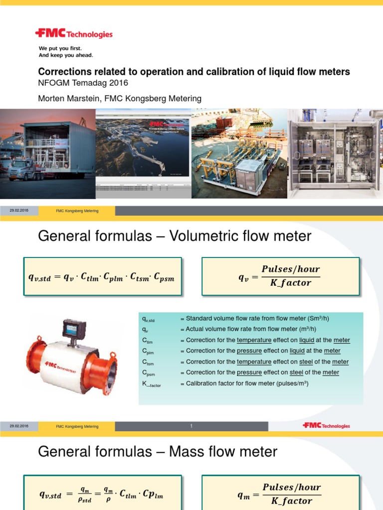 4 Marstein M Corrections Related To Operation and Calibration of Liquid