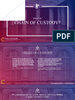 Chain of Custody