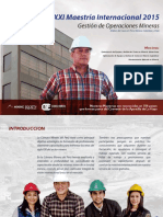 Maestria Gestion de Operaciones Mineras