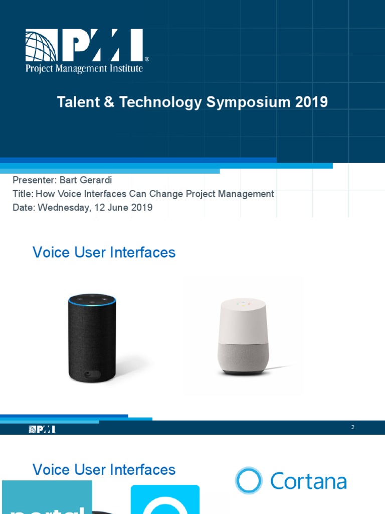 Voice Interfaces in Project Management | PDF | Communication | Computing