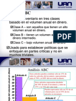 Análisis ABC: Clasifica inventario para enfocarse en partes críticas