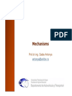 Mechanisms: Prof - Dr.ing. Csaba Antonya