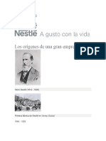 Orígenes de Nestlé fundada por Henri Nestlé