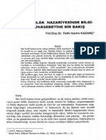 KazançFK-MU'TEZiLi AHLAK NAZARivESiNDE BiLGi Değer Münasebetine Bir Bakış PDF