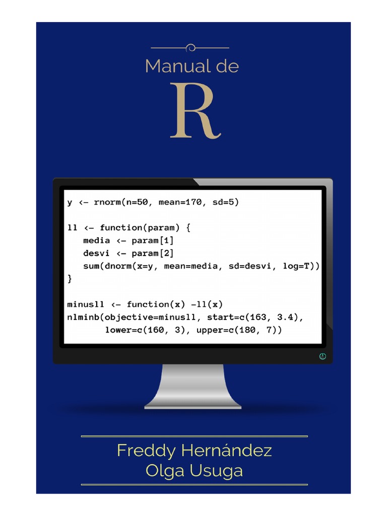 Manual de R PDF | PDF | Estructura de datos de matriz | Matriz