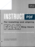 instructions for installing and aligning falk ring gears