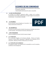 5.-Las Instituciones de Mi Comunidad 22 - 05 - 20 PDF