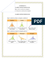 Actividad #6 Clasificación de Triángulos PDF