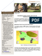 Makabingui Grade Control Drilling and Financing Update: 29 March 2017