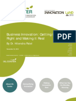 Business Innovation - Getting It Right and Making It Real (Final Version)