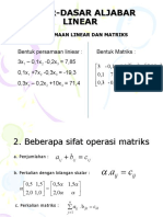 3 Dasar Dasar Aljabar Linear