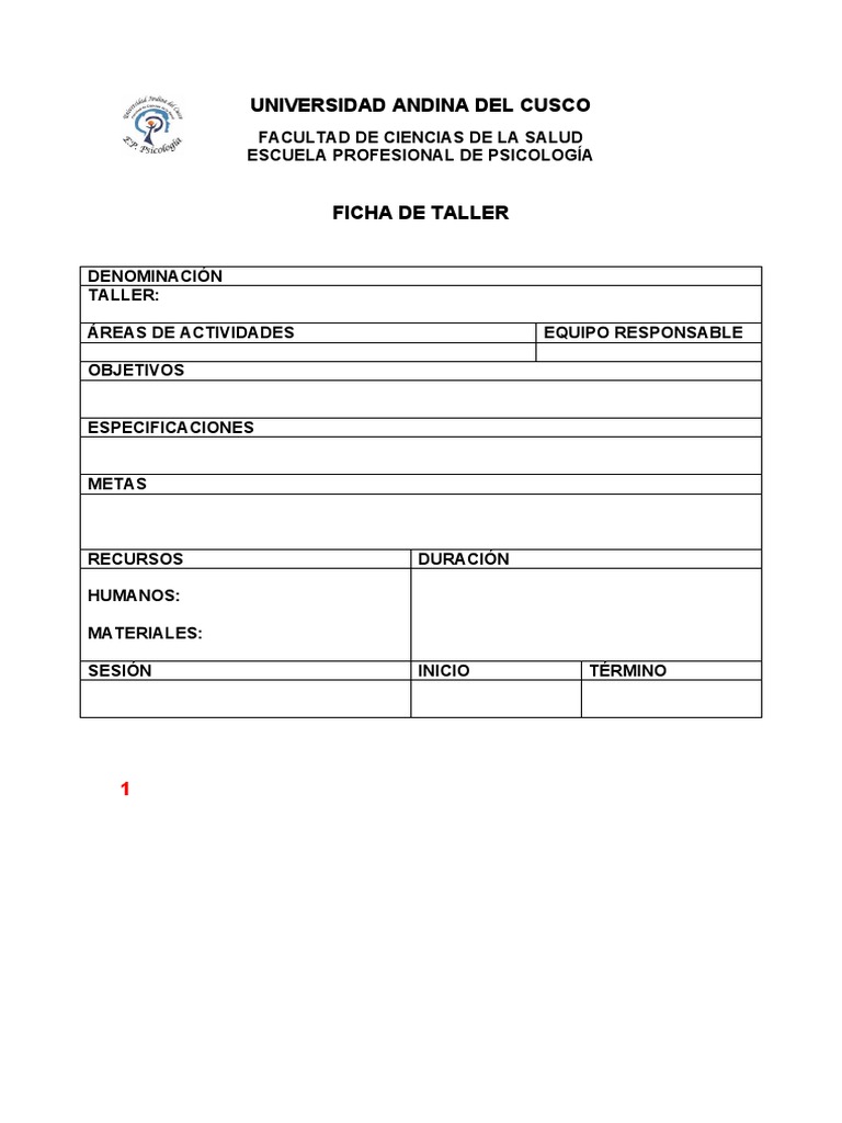 Formato para Realizar Un Taller | PDF