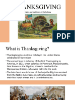Thanksgiving: Origins and Traditions of The Holiday