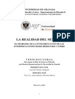 Jose María Gómez Delgado-la Realidad Del Sentido El Problema de La Fundamentación          e Las i Terpretacio Es Desde Heidegger y Zubiri