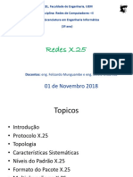 Redes X.25: Protocolo, Formato de Pacotes e Multiplexação