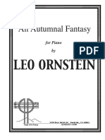 An Autumnal Fantasy: Leo Ornstein