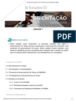 ORIENTAÇÃO DE ESTUDO 1