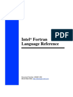 Intel Fortran Language Reference 