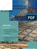 Cimentaciones en El Terreno Plástico y Elástico