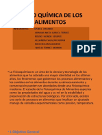 Físico Química de Los Alimentos