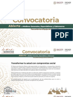 Medicos Del Bienestar - Convocatoria PDF