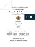 Pertumbuhan Dan Perkembangan Dentomaksilofasial, Topik 2 Jaringan Keras Atau Tulang. Kelompok 1. Kelas B